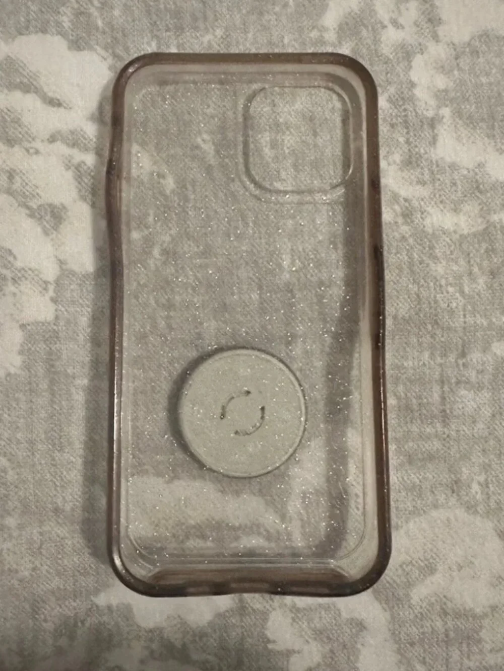 [BOGO] OtterBox Silver Sparkle iPhone 12 Case w/‎ Liquid Glitter Popsocket